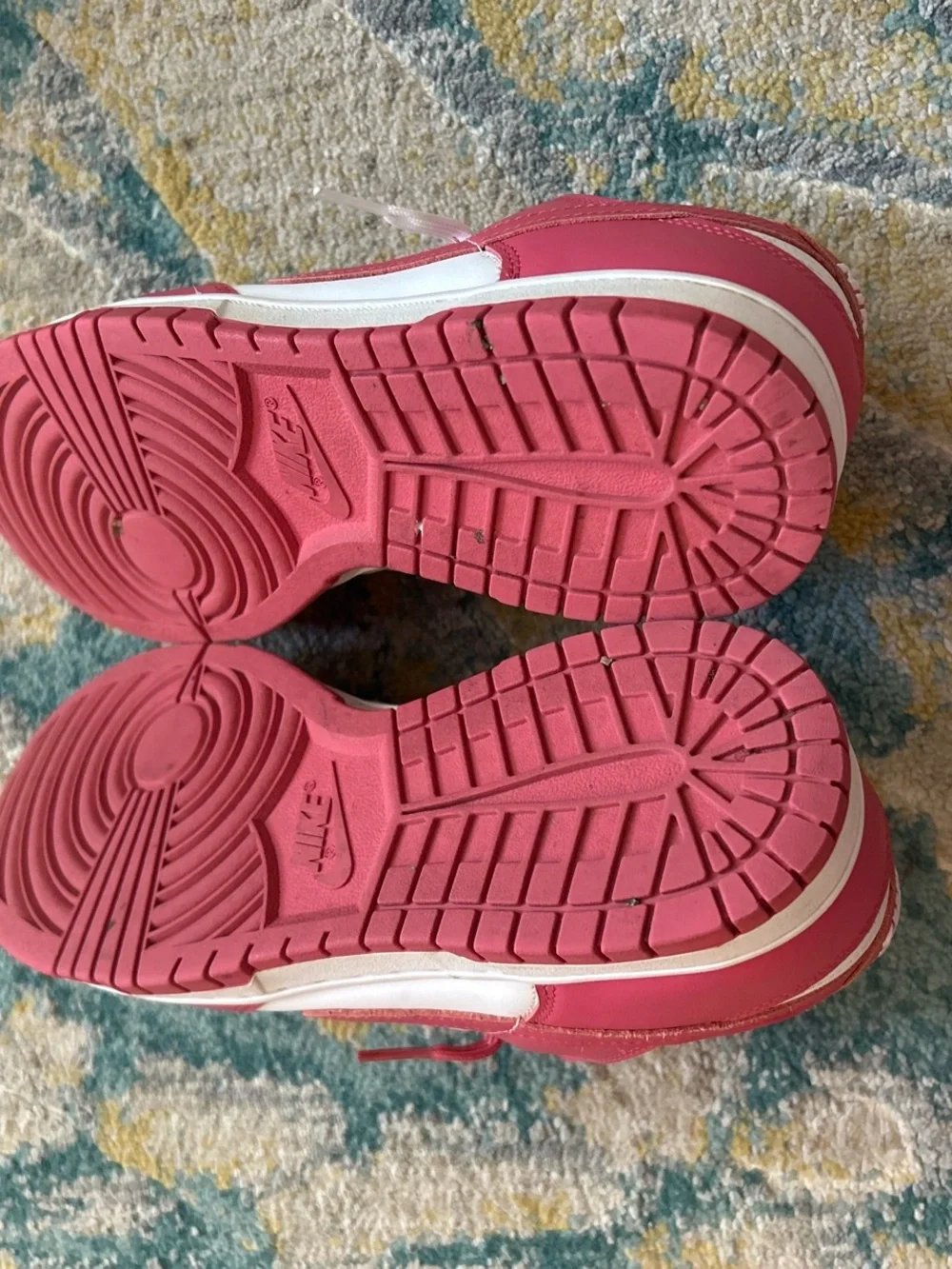 Nike Dunk Low Pink and White Sneakers